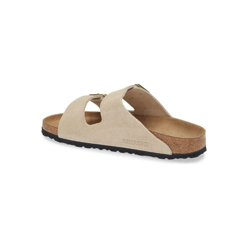 BIRKENSTOCK MEN'S SUEDE ARIZONA SANDALS SANDCASTLE NIB US 13 EU 46 REGULAR